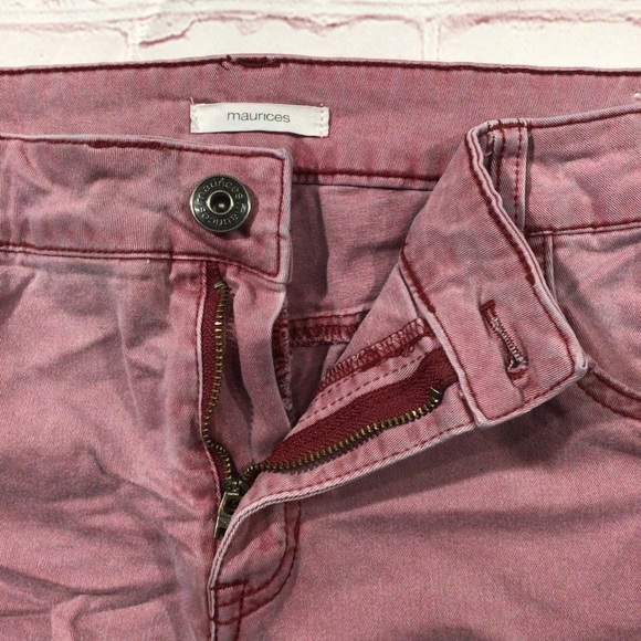 Maurices Pink High Rise Pants - Size 13/14 - Picture 6 of 9